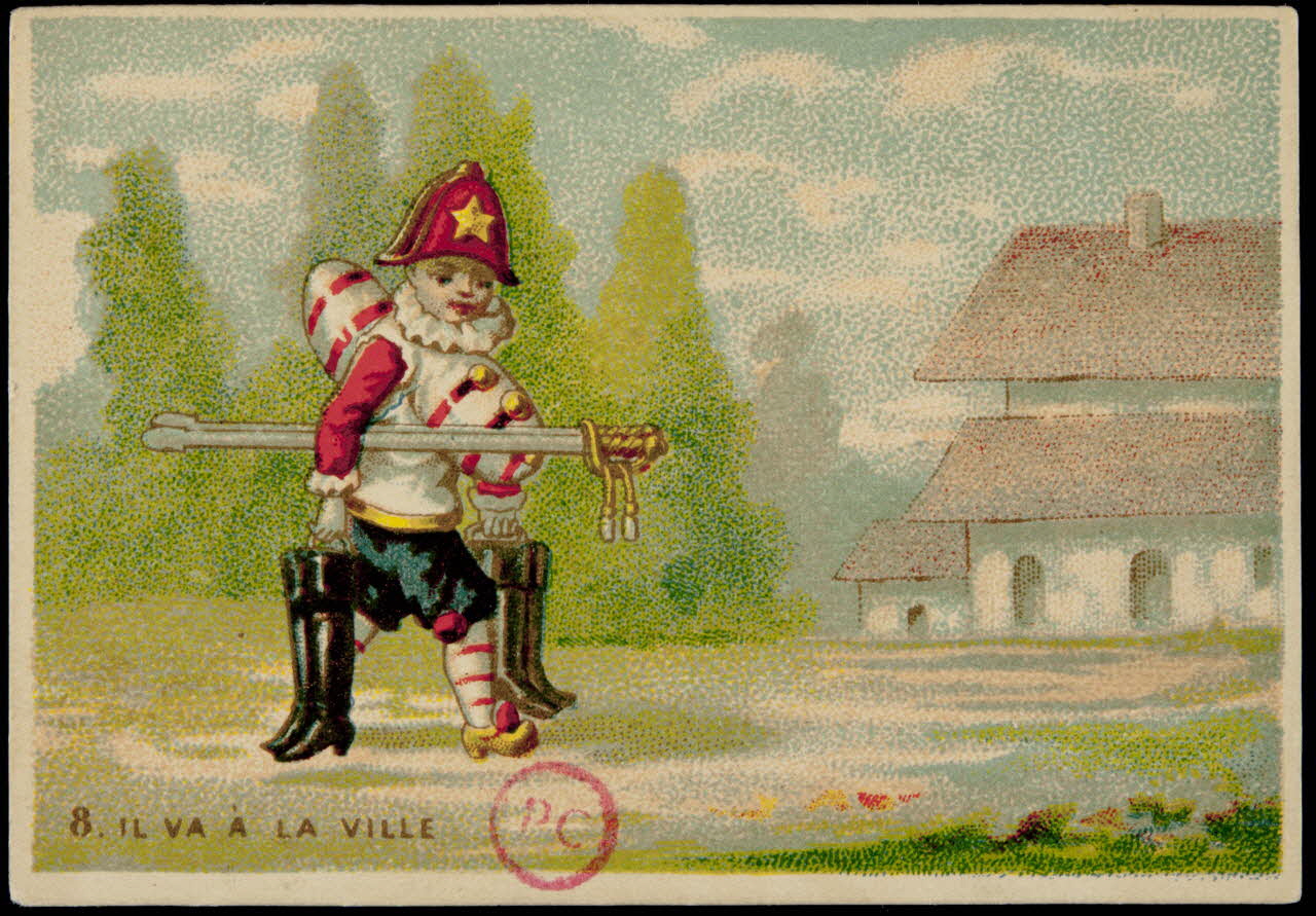 carte réclame 8. IL VA A LA VILLE 1994.31.190.2 Photo