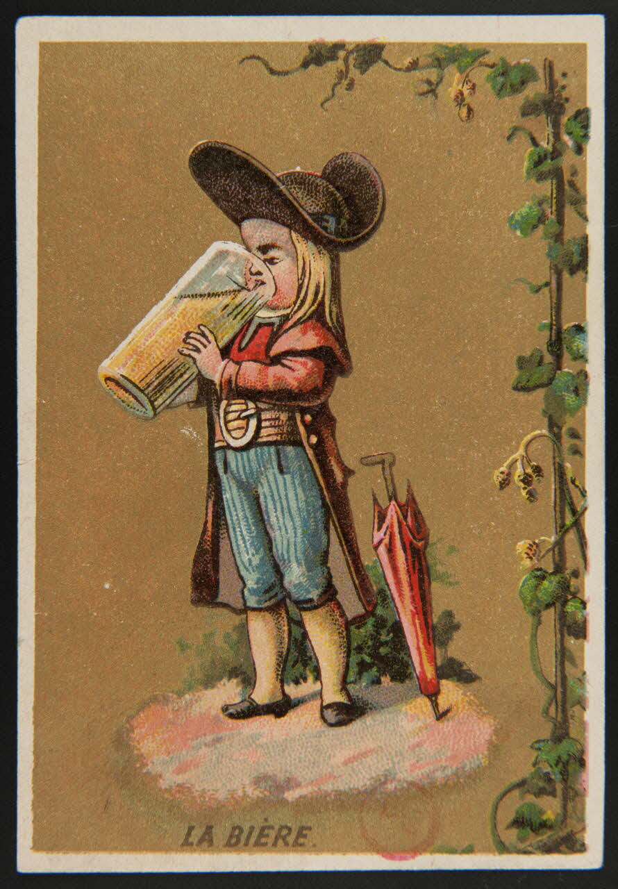carte réclame LA BIERE. 1994.31.2.1 Photo