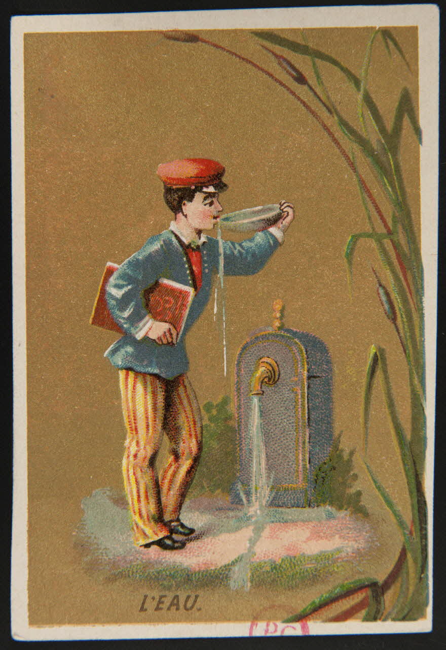 carte réclame L'EAU. 1994.31.2.3 Photo