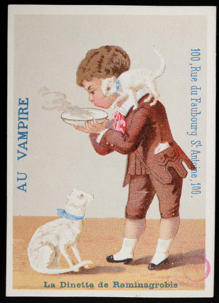 carte réclame La dinette de Rominagrobis 1870-1880 1994.31.213.2 Photo