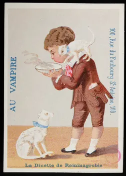 carte réclame La dinette de Rominagrobis 1870-1880 1994.31.213.2 Photo