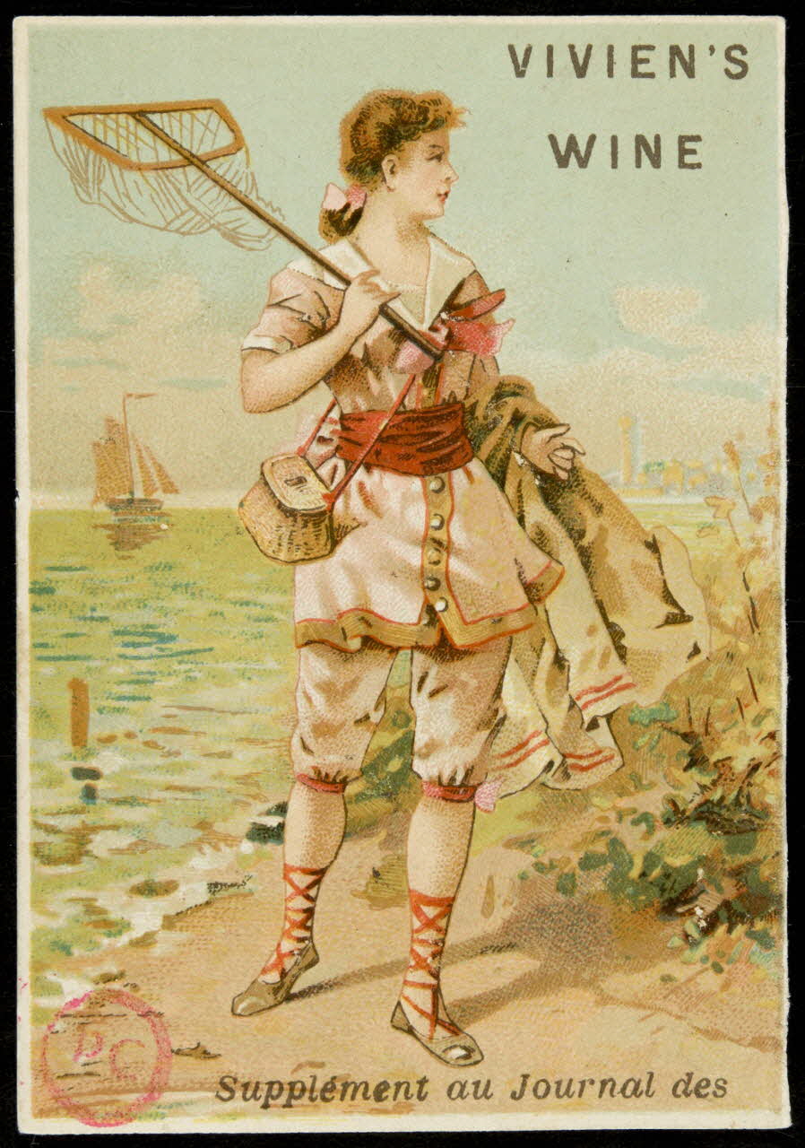 carte réclame VIVIEN'S  WINE  Supplément au journal des 1889 1994.31.218.2 Photo