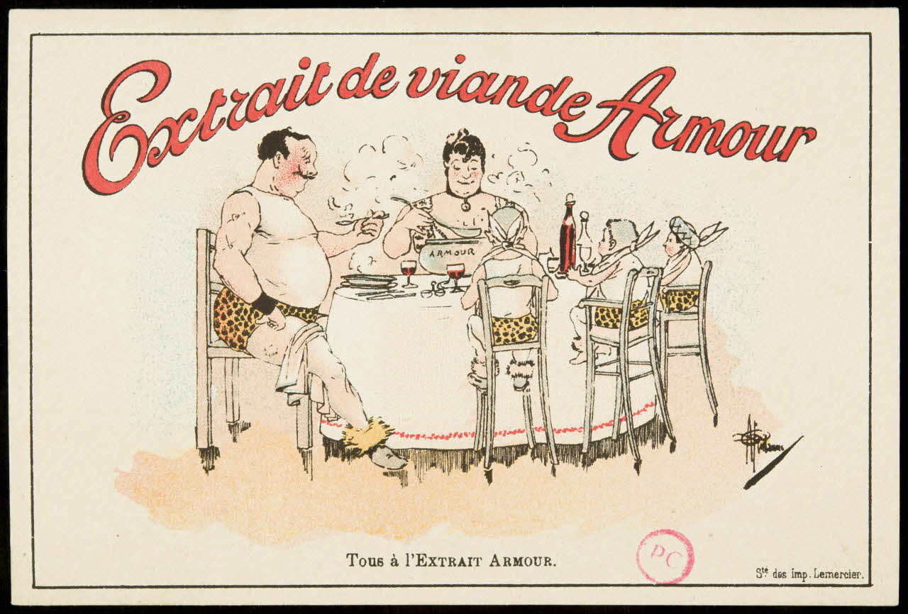 carte réclame Tous à l'EXTRAIT ARMOUR. 1994.31.240.1 Photo