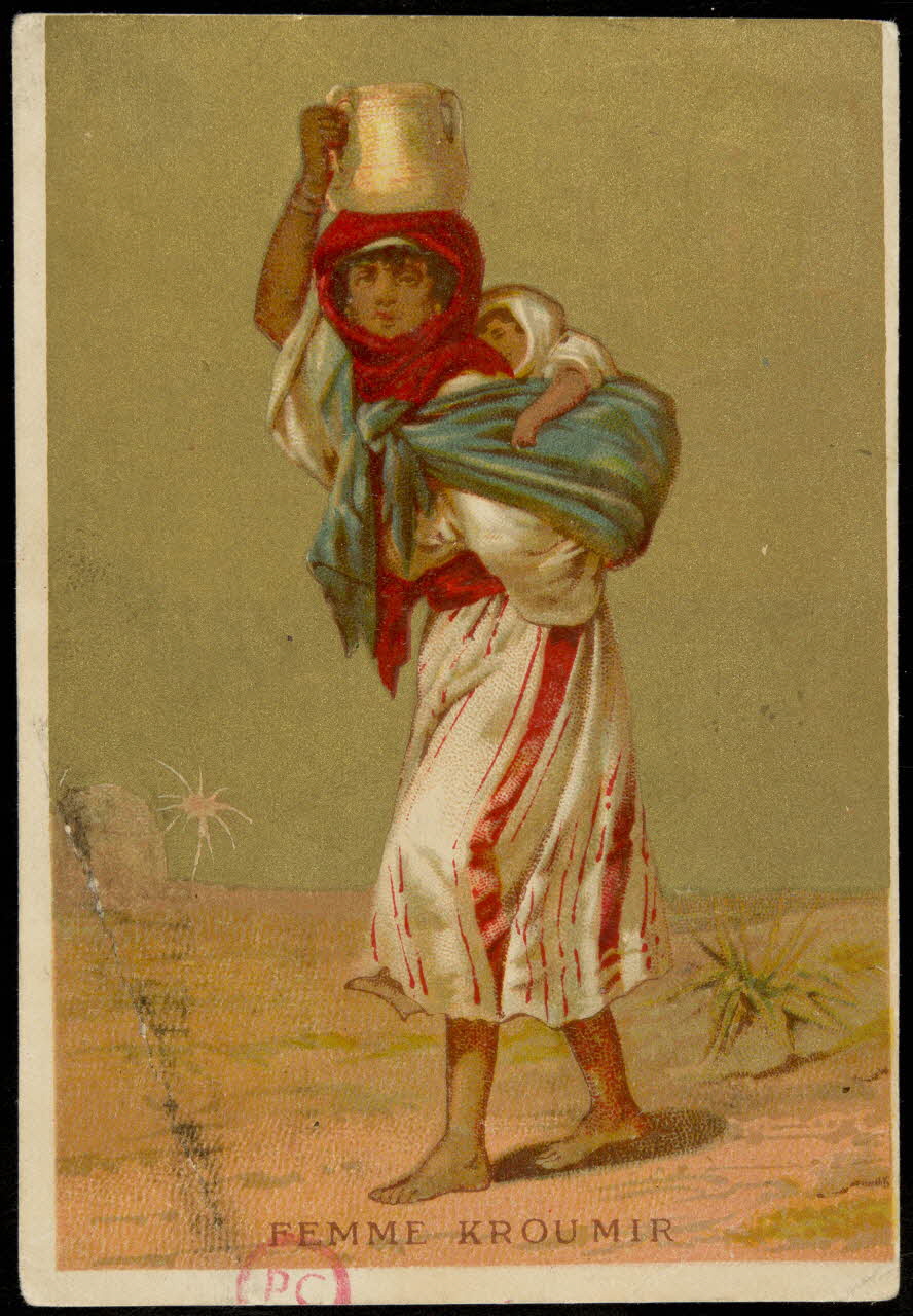 carte réclame FEMME KROUMIR 1994.31.251.1 Photo