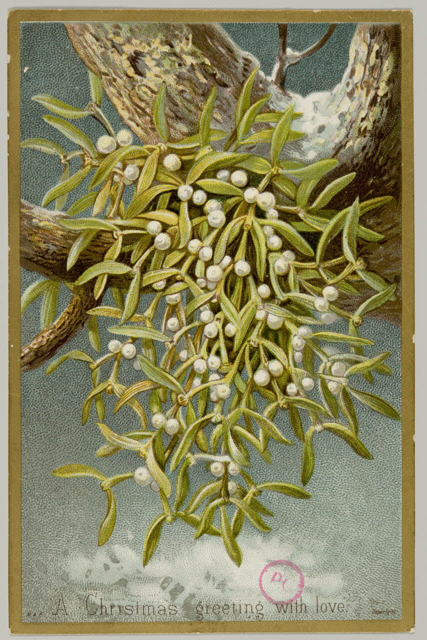 carte réclame A Christmas with love. 1994.31.262.2 Photo