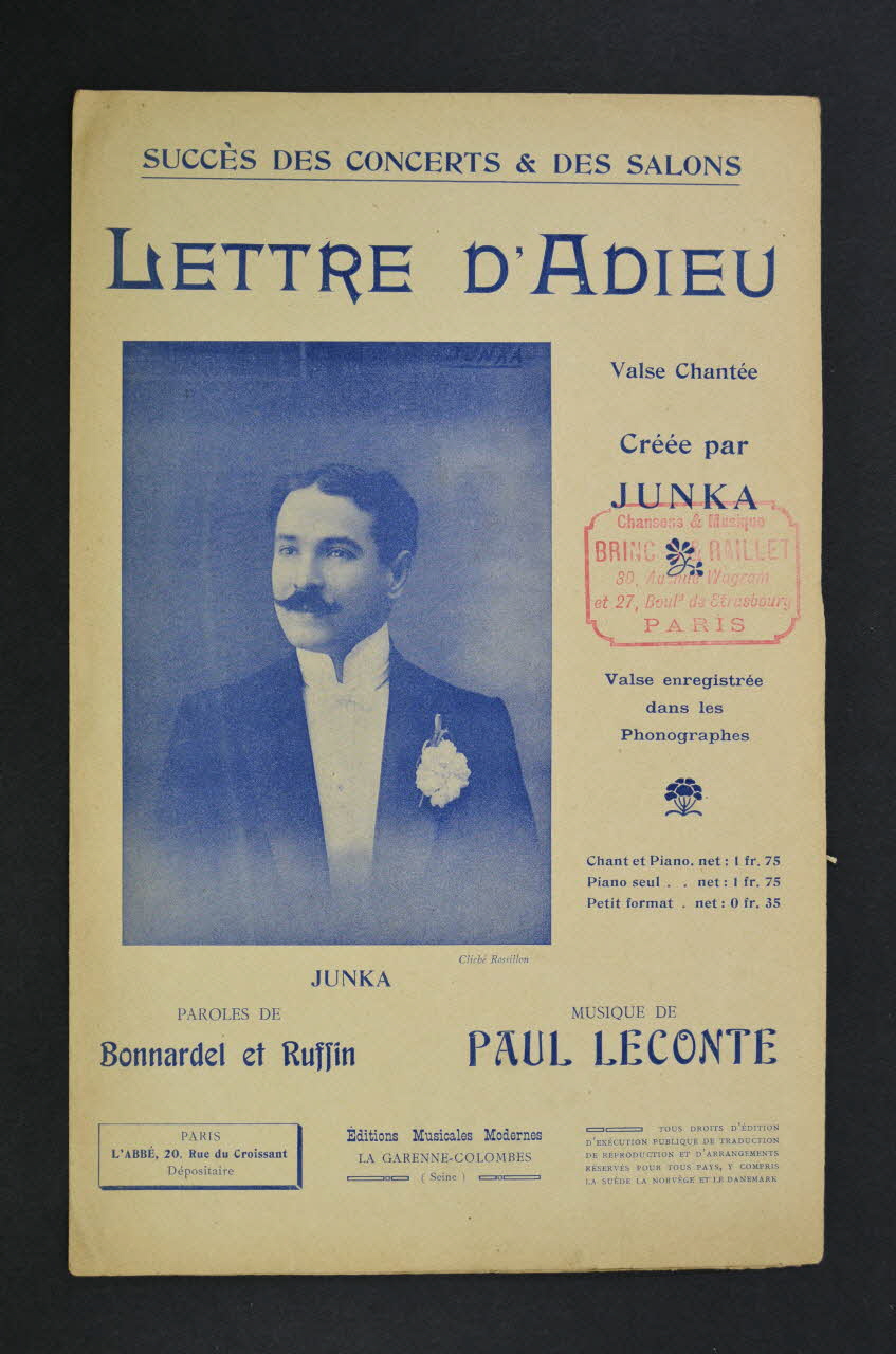 chanson petit format 1965.172.135 Photo Mucem