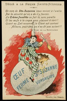 carte réclame DEDIE A LA FERME SAINTE-SUZANNE 1994.31.281.5 Photo