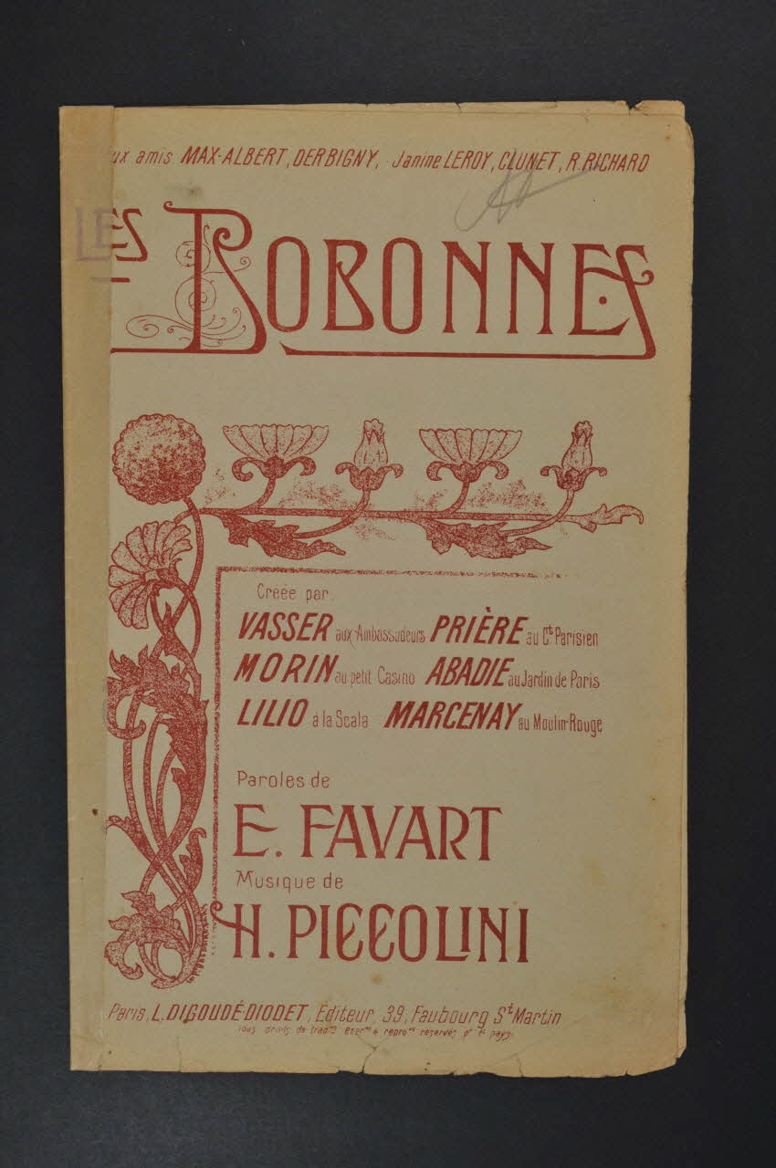 chanson petit format 1966.183.6 Photo Mucem