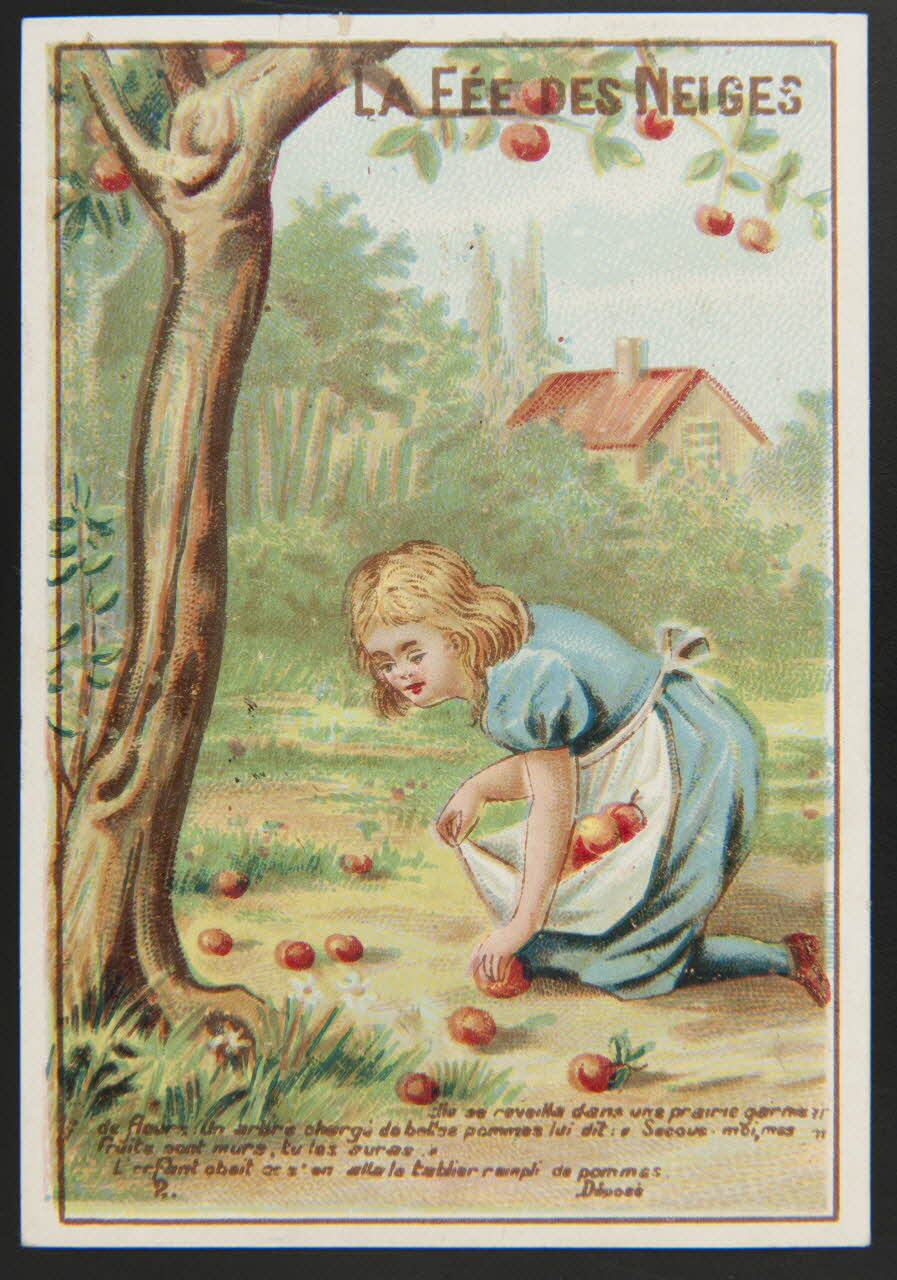 carte réclame LA FEE DES NEIGES 1994.31.35.1 Photo