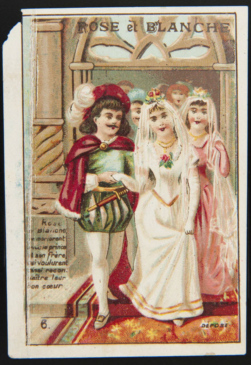 H. Landsberg carte réclame ROSE et BLANCHE 1890-1900 1994.31.37.3 Photo