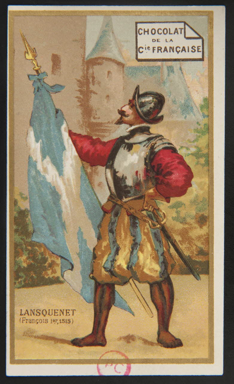 Jehenne ; L. Pacon carte réclame chromo Paris 1886-1889 1994.31.40.1 Photo