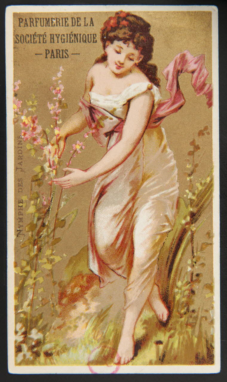 carte réclame NYMPHE DES JARDINS 1994.31.42.1 Photo
