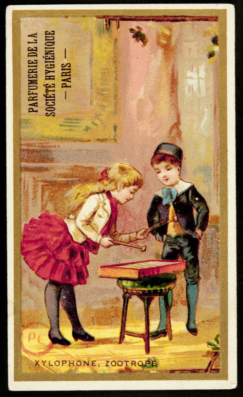 carte réclame XYLOPHONE, ZOOTROPE 1994.31.43.8 Photo