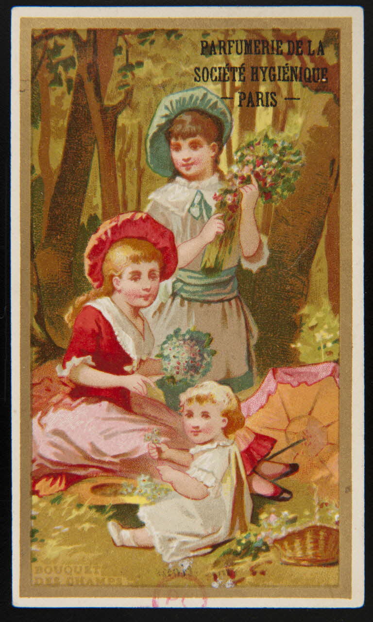 carte réclame BOUQUET DES CHAMPS 1886-1889 1994.31.44.2 Photo