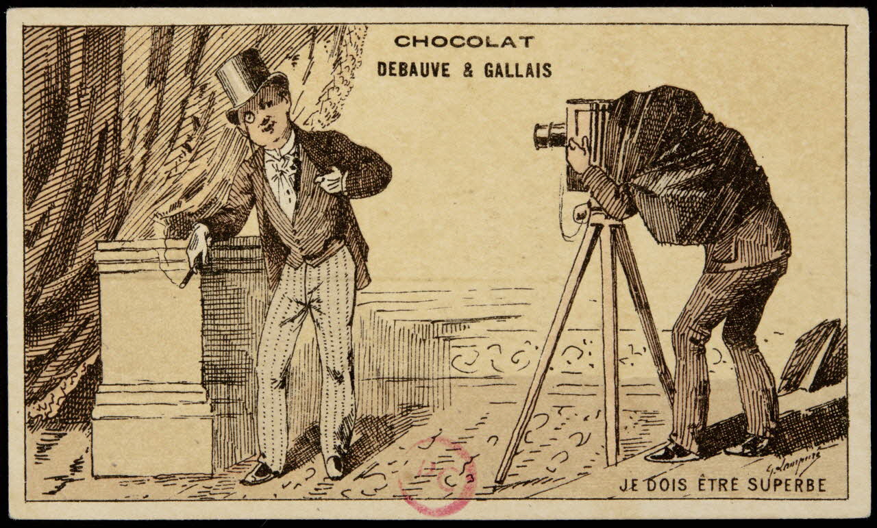 L. Pacon carte réclame JE DOIS ETRE SUPERBE 1886-1889 1994.31.47.3 Photo