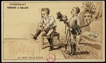 L. Pacon carte réclame LE JOUR DE LA REVUE 1886-1889 1994.31.47.6 Photo