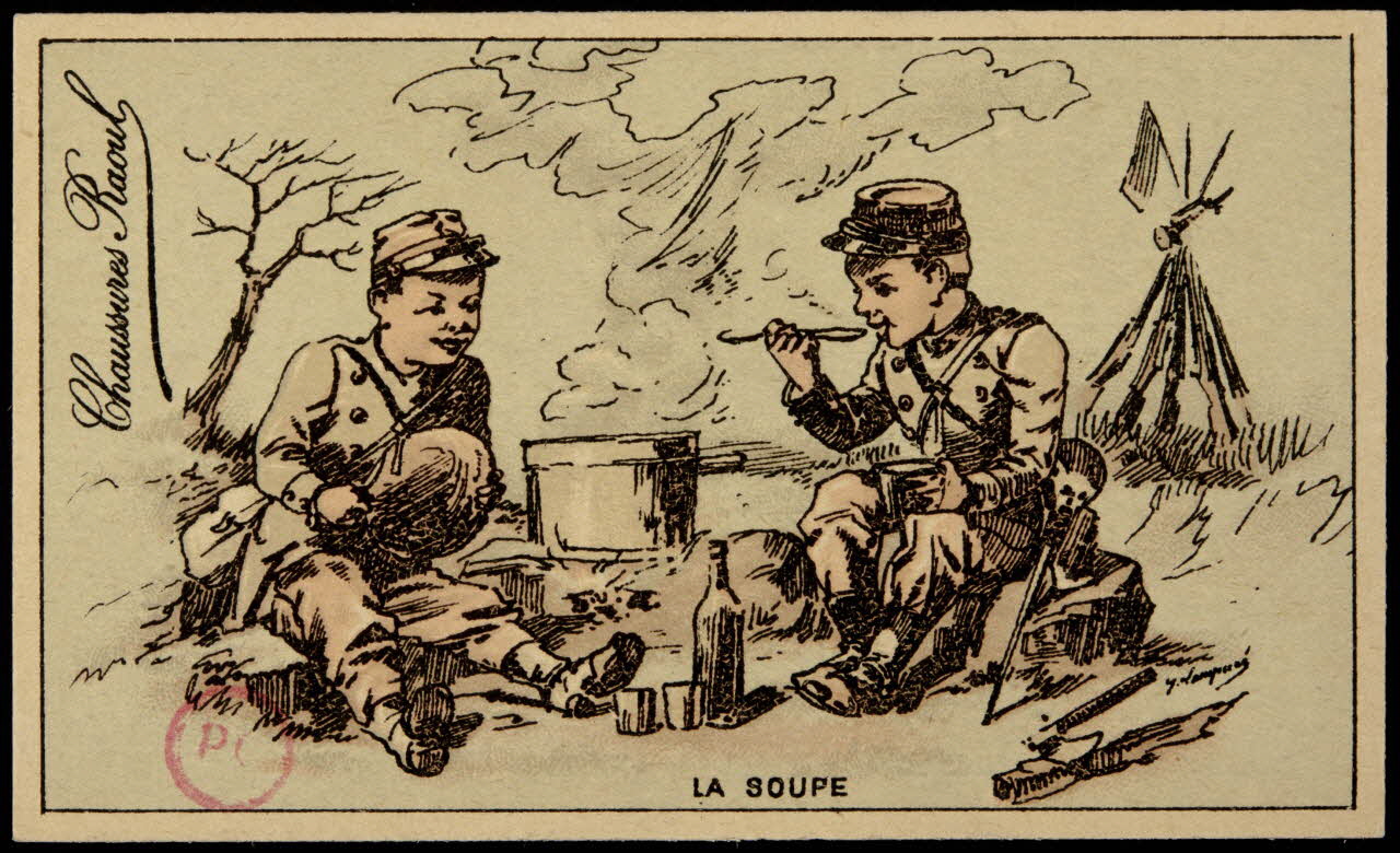 L. Pacon carte réclame LA SOUPE 1886-1889 1994.31.47.9 Photo