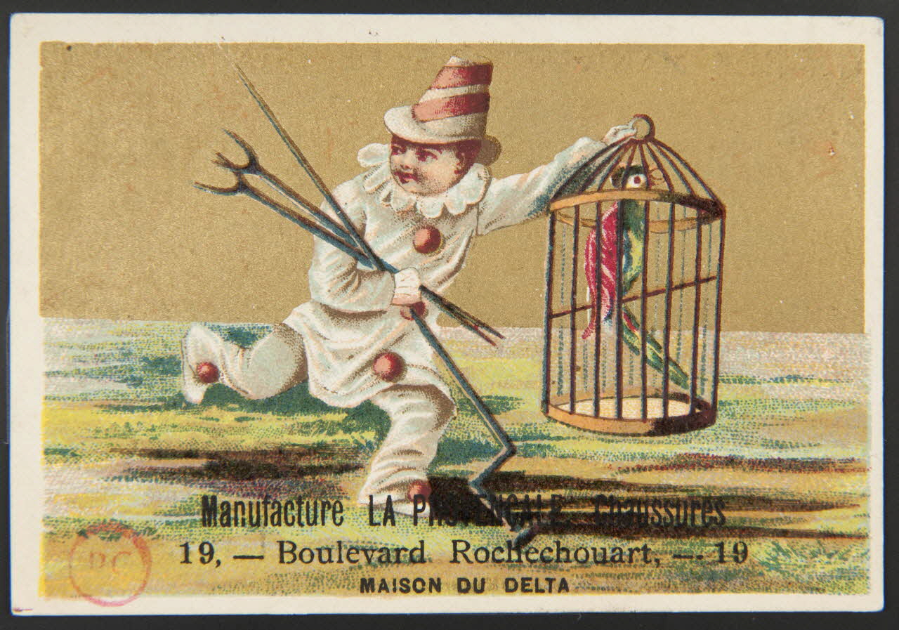 carte réclame La Fuite du Coupable 1877-1882 1994.31.58.1 Photo