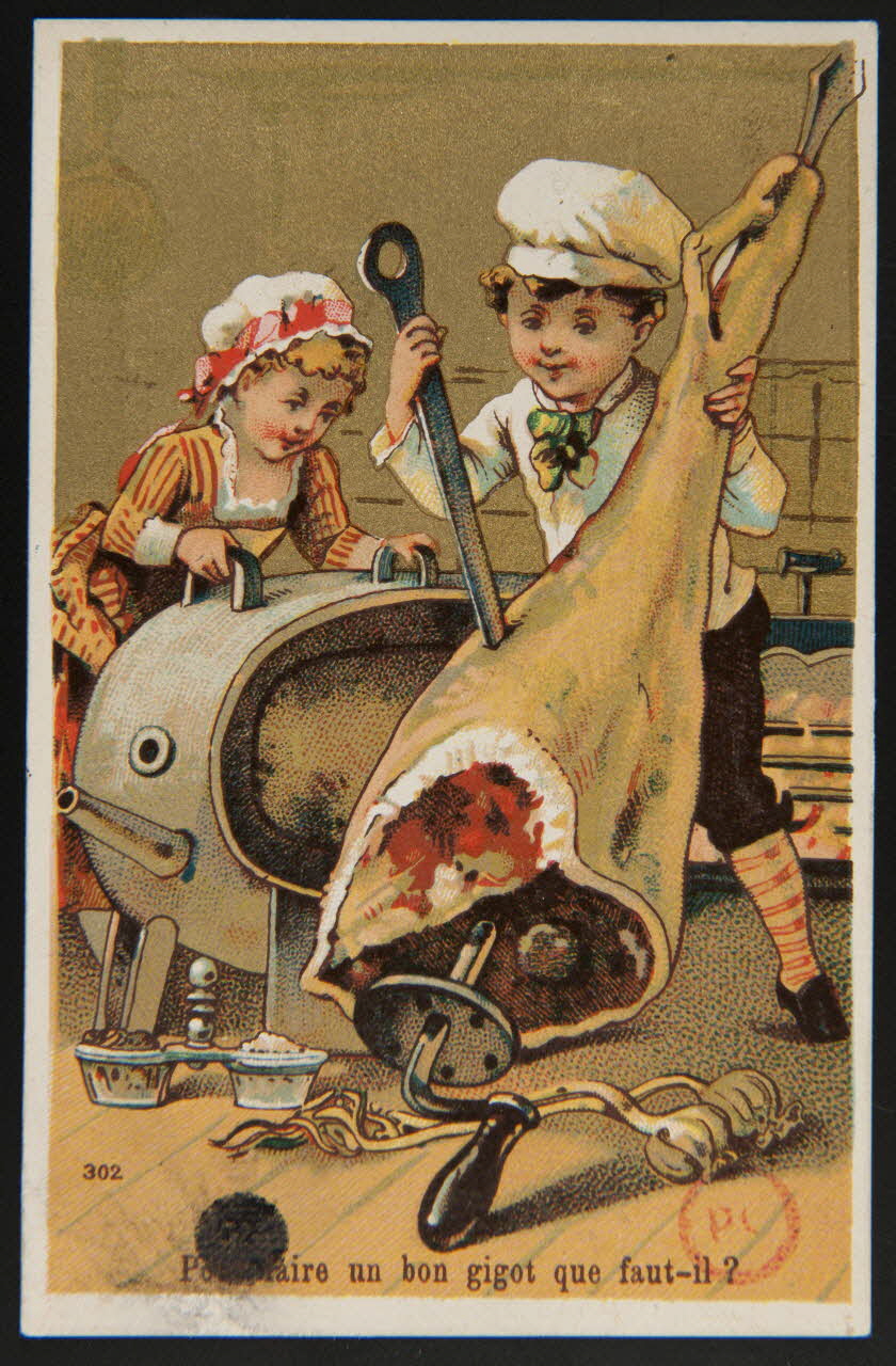 carte réclame POUR FAIRE UN BON GIGOT QUE FAUT-IL ? (titre inscrit) 1994.31.59.1 Photo