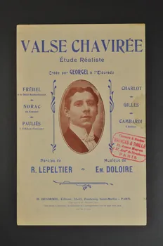 Emile Doloire ; R. Lepeltier ; Georgel ; Fréhel ; Norac ; Pauliès ; Charlot ; Gilles ; Albert Cambardi ; H. Delormel chanson petit format Île-de-France, France 1910 1965.172.14 Photo Mucem