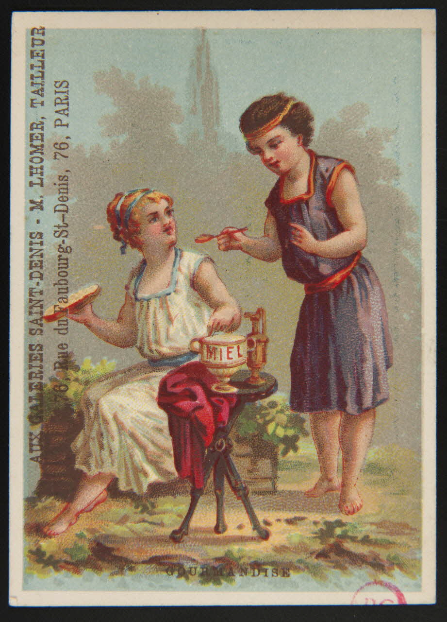 carte réclame GOURMANDISE 1994.31.61.3 Photo