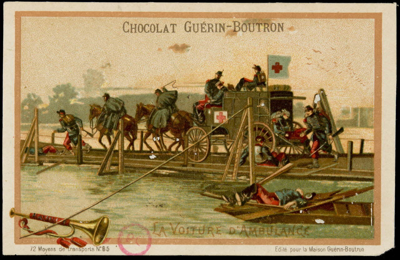 carte réclame LA VOITURE D'AMBULANCE 1994.31.68.5 Photo