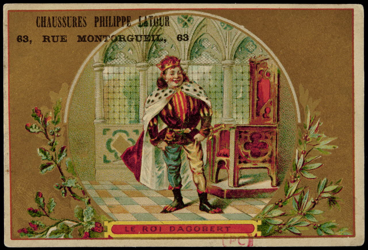 carte réclame LE ROI DAGOBERT 1880-1900 1994.31.77.3 Photo