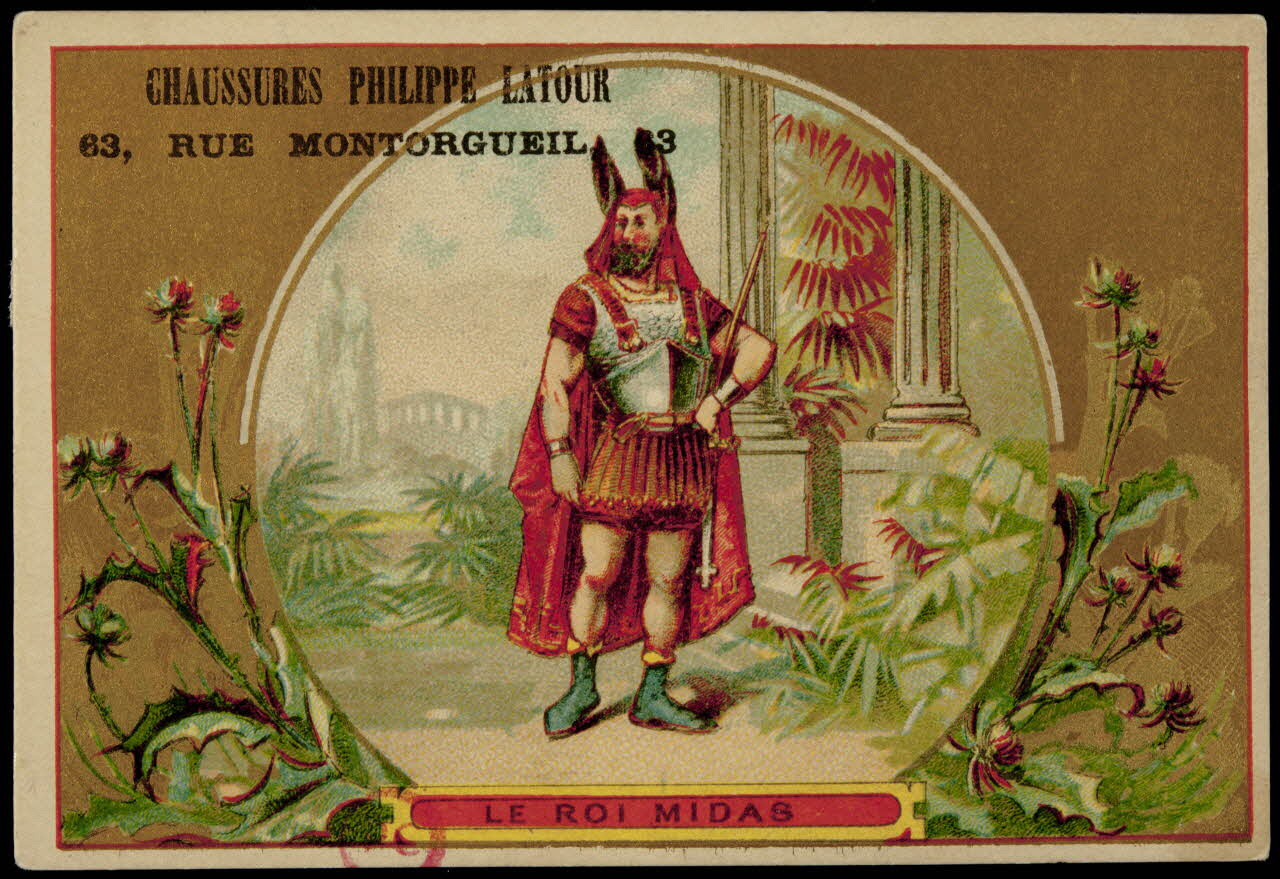 carte réclame LE ROI MIDAS 1880-1900 1994.31.77.4 Photo
