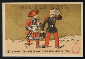 carte réclame 3 DIS DONC, TONKINOIS DE MON COEUR, IL FAIT CHAUD CHEZ TOI !... 1994.31.80.1  Photo