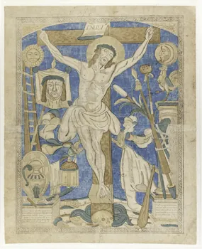 Boullard Anne imagerie ancienne Christ en croix Orléans 1812 1994.32.1 Photo
