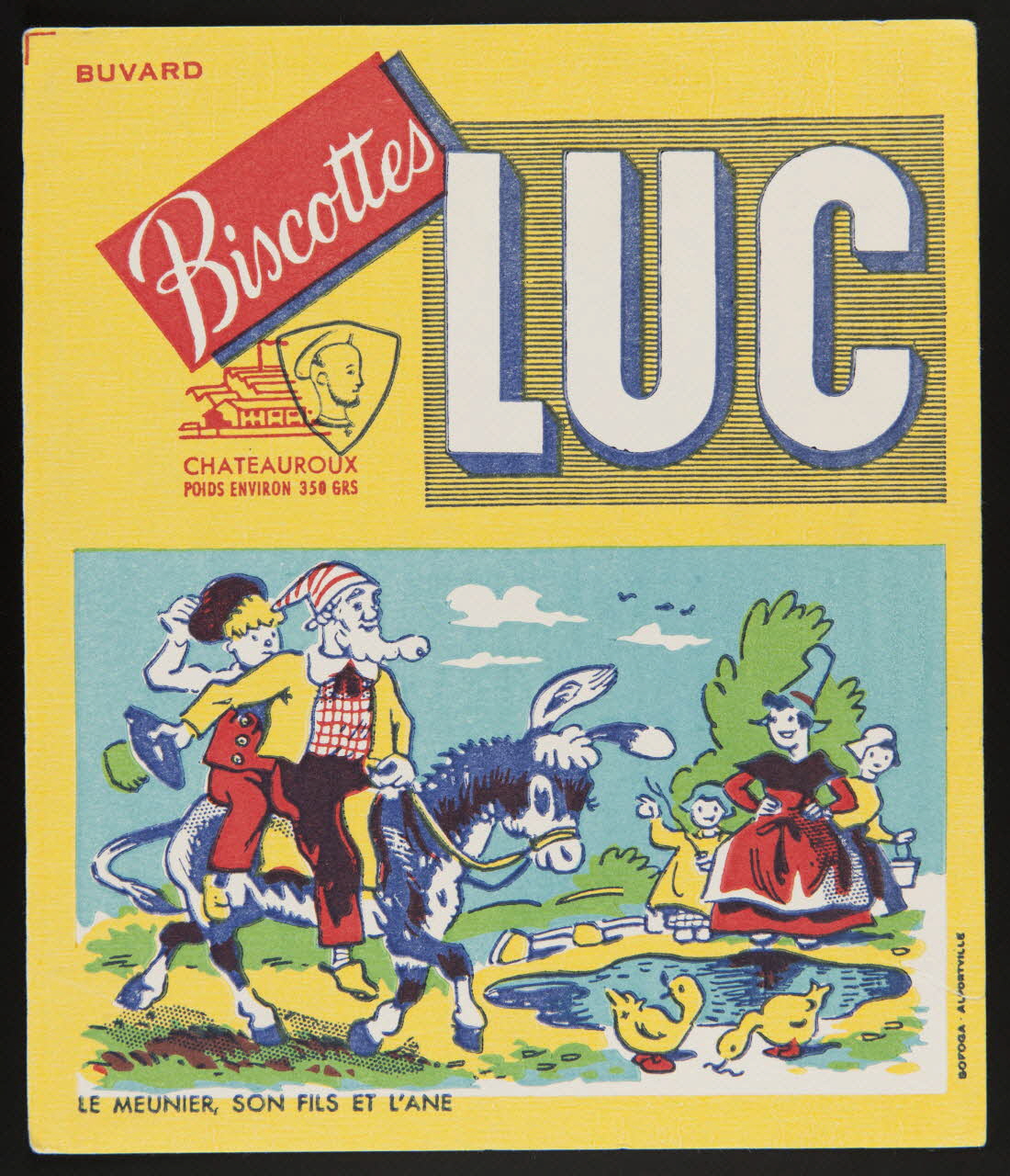 buvard publicitaire Biscottes  LUC 1994.34.100 Photo
