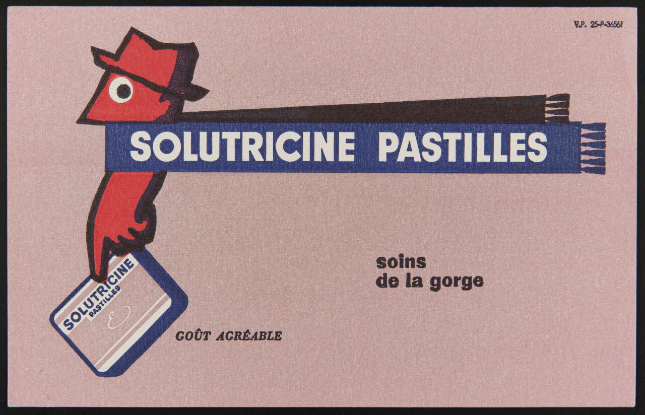 buvard publicitaire SOLUTRICINE PASTILLES 1994.34.1002 Photo