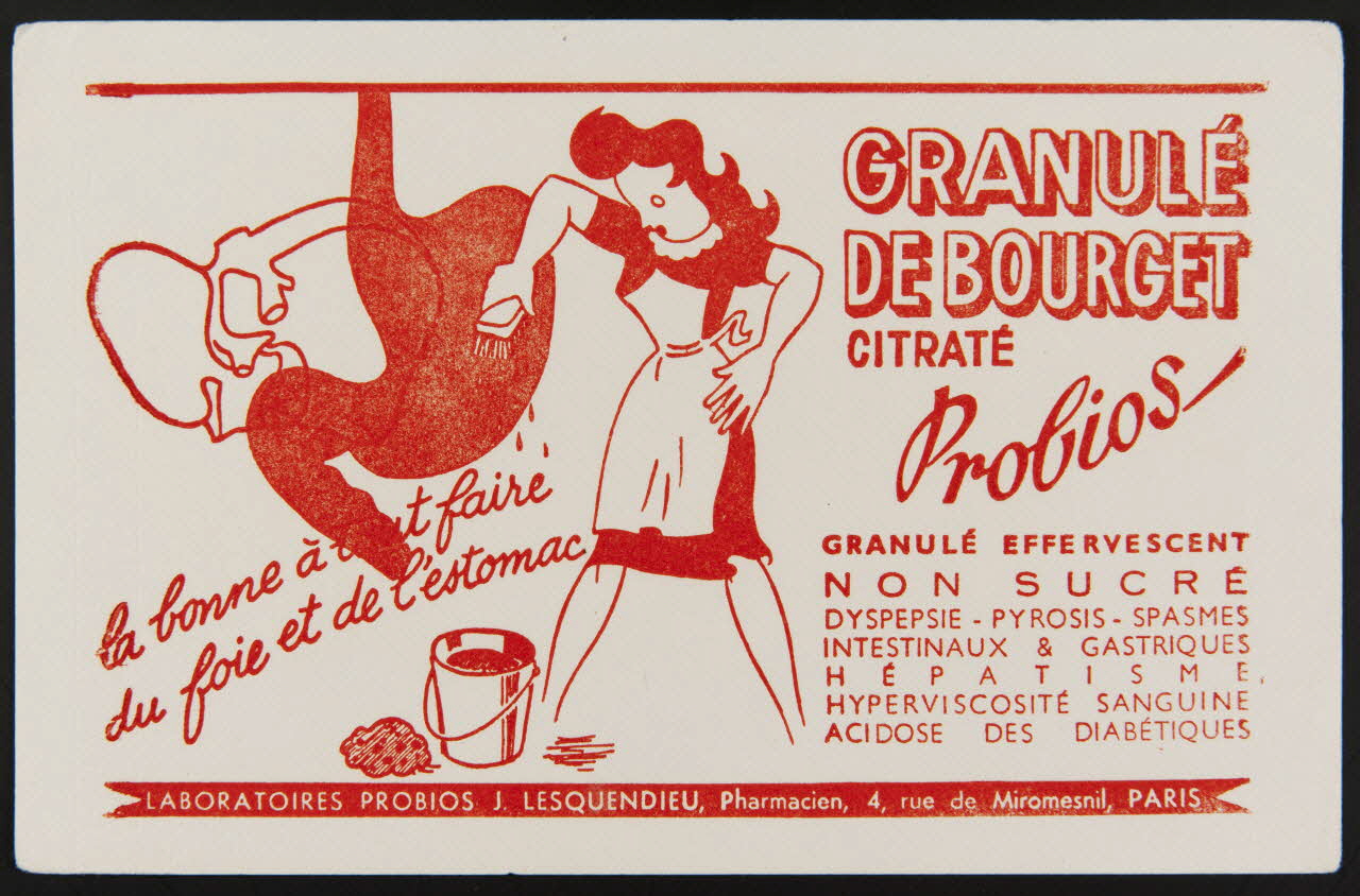 buvard publicitaire GRANULE  DE BOURGET  CITRATE 1994.34.1006 Photo