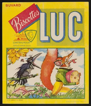 buvard publicitaire Biscottes  LUC 1994.34.101  Photo