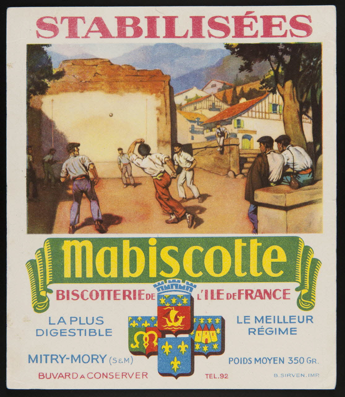 buvard publicitaire Mabiscotte 1994.34.102 Photo