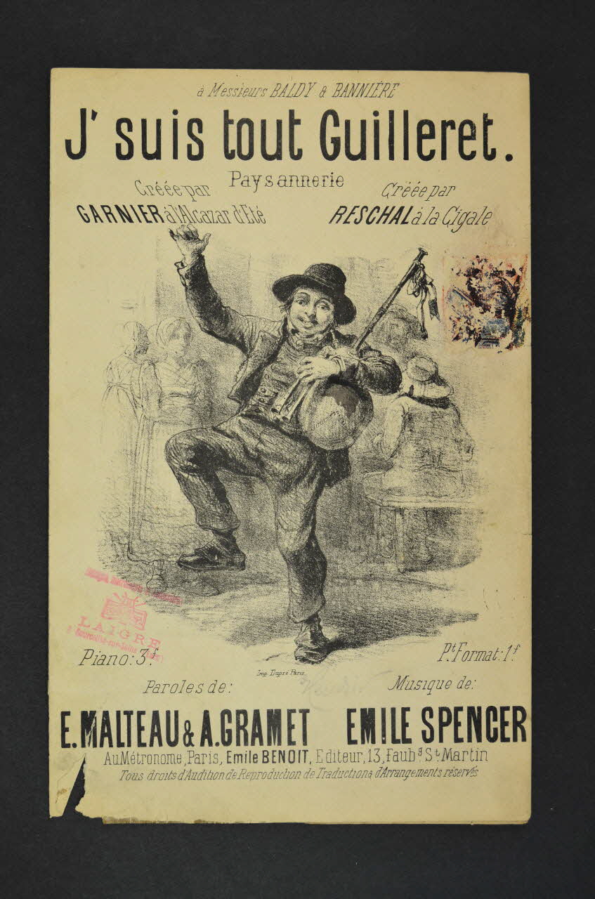 chanson petit format 1966.186.2 Photo Mucem