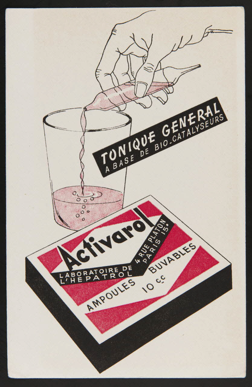 buvard publicitaire TONIQUE GENERAL  A BASE DE BIO-CATALYSEURS  Activarol 1994.34.1036 Photo