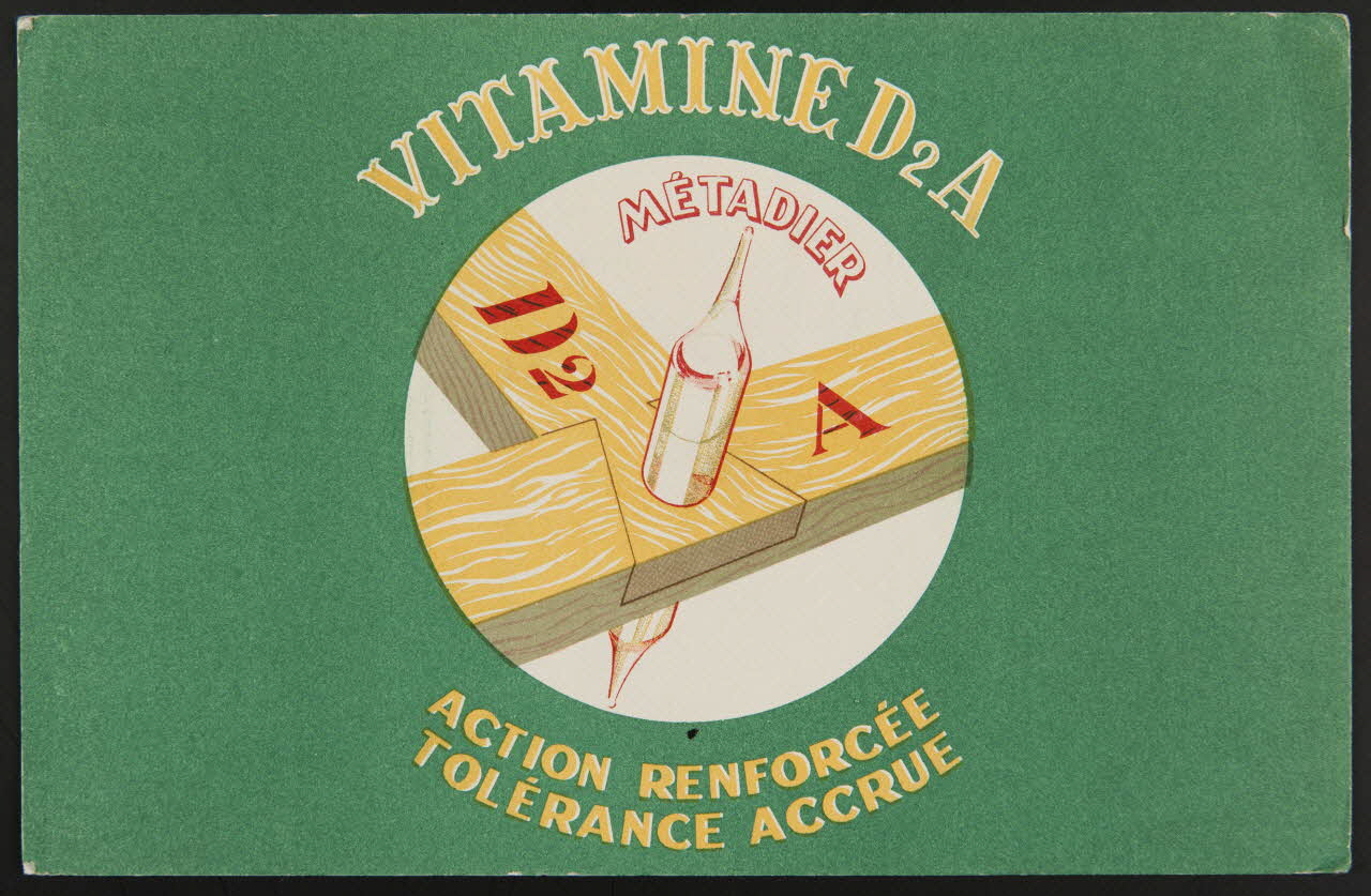 buvard publicitaire VITAMINE D2A  ACTION RENFORCEE  TOLERANCE ACCRUE 1994.34.1037 Photo