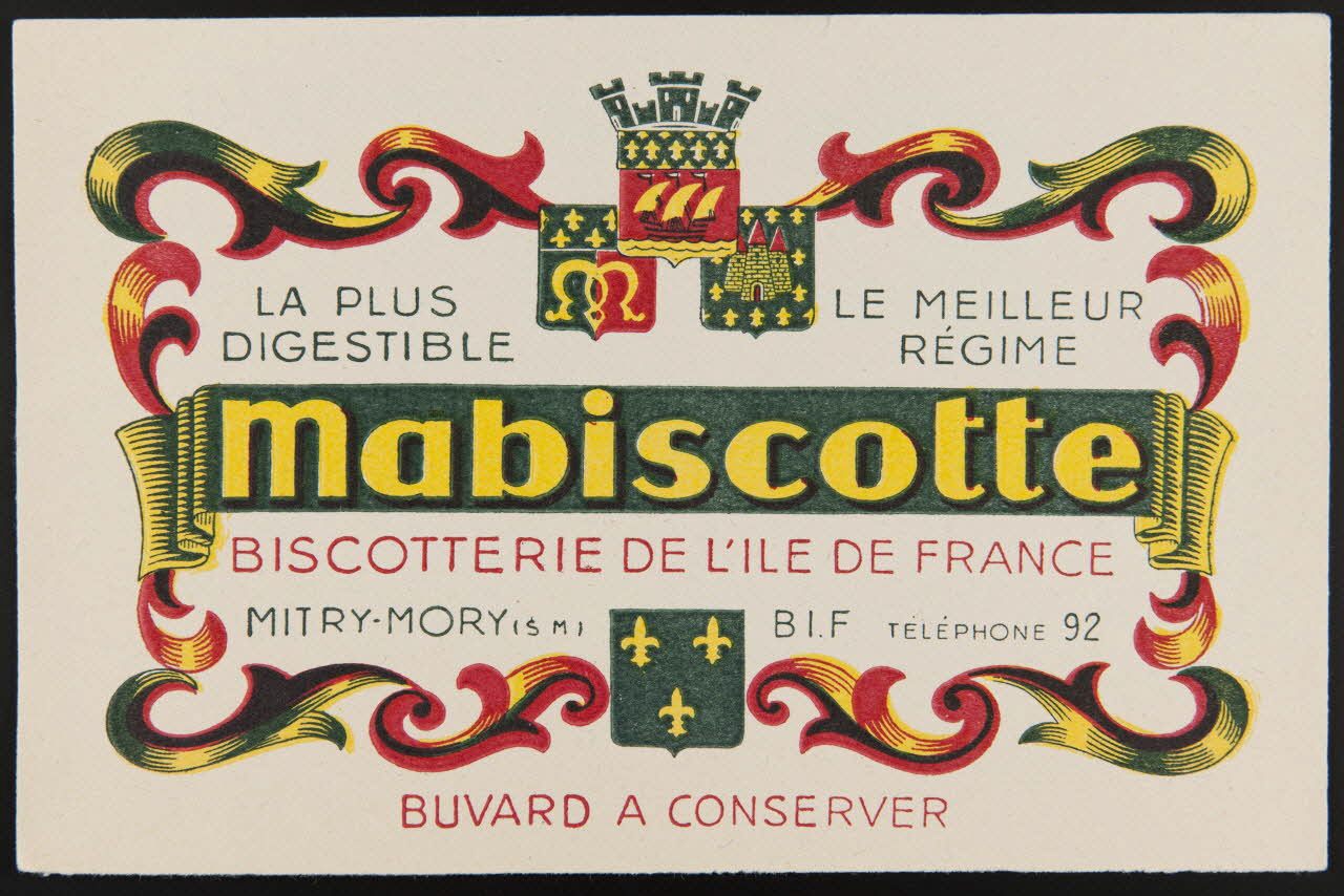 buvard publicitaire Mabiscotte 1994.34.104 Photo