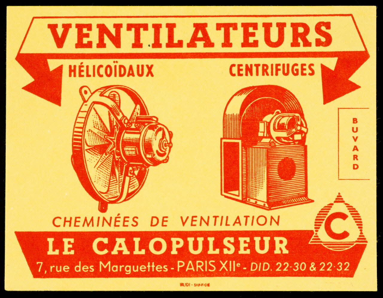 buvard publicitaire LE CALOPULSEUR 1994.34.1064 Photo