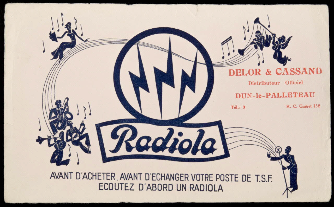 buvard publicitaire Radiola 1994.34.1073 Photo