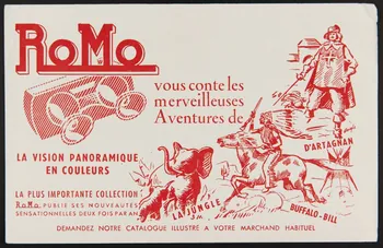 buvard publicitaire ROMO 1994.34.1075 Photo