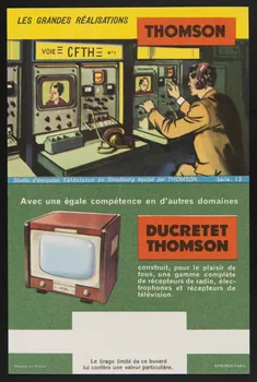 buvard publicitaire LES GRANDES REALISATIONS  THOMSON 1994.34.1086  Photo