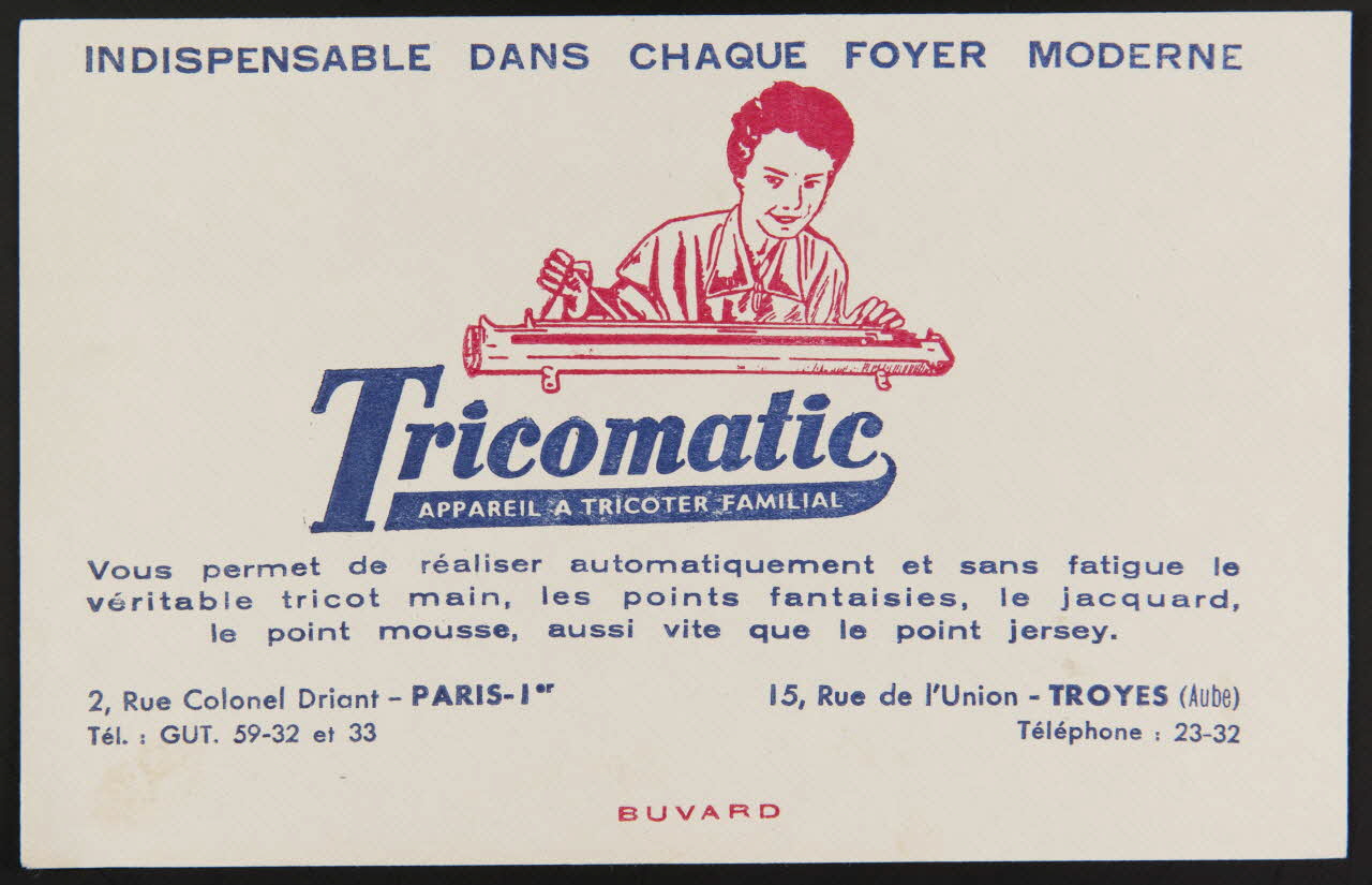 buvard publicitaire INDISPENSABLE DANS CHAQUE FOYER MODERNE 1994.34.1089 Photo