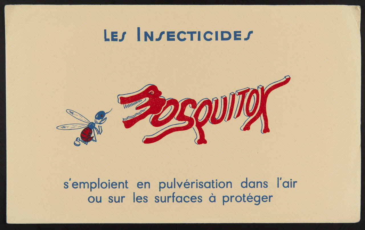 buvard publicitaire LES INSECTICIDES  MOSQUITOX 1994.34.1094 Photo