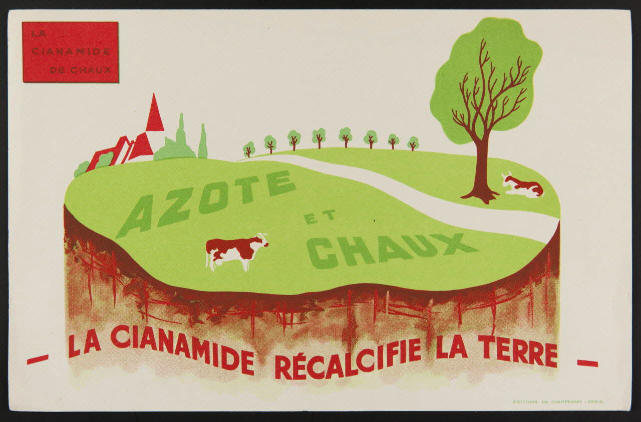 buvard publicitaire AZOTE  ET  CHAUX 1994.34.1096 Photo