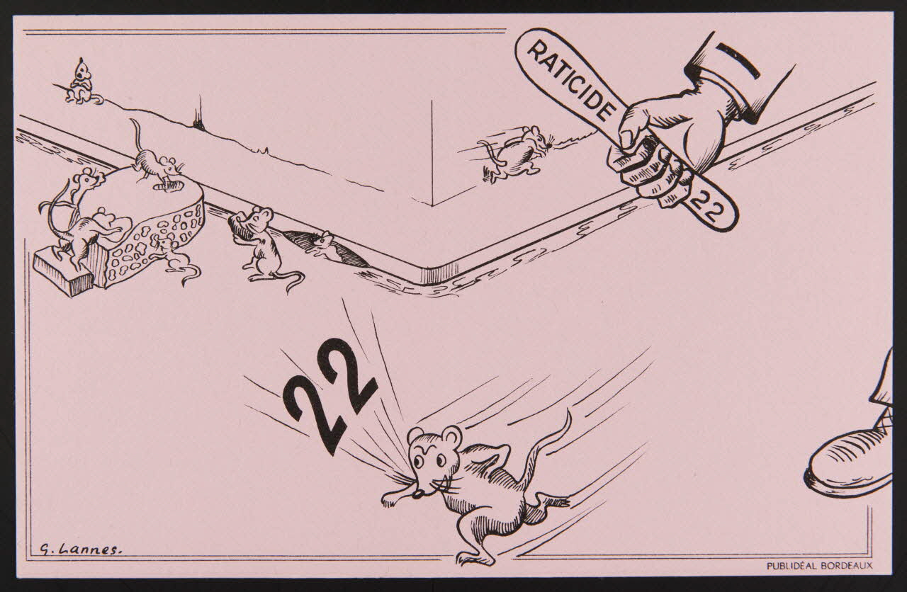 buvard publicitaire RATICIDE 22 1994.34.1099 Photo