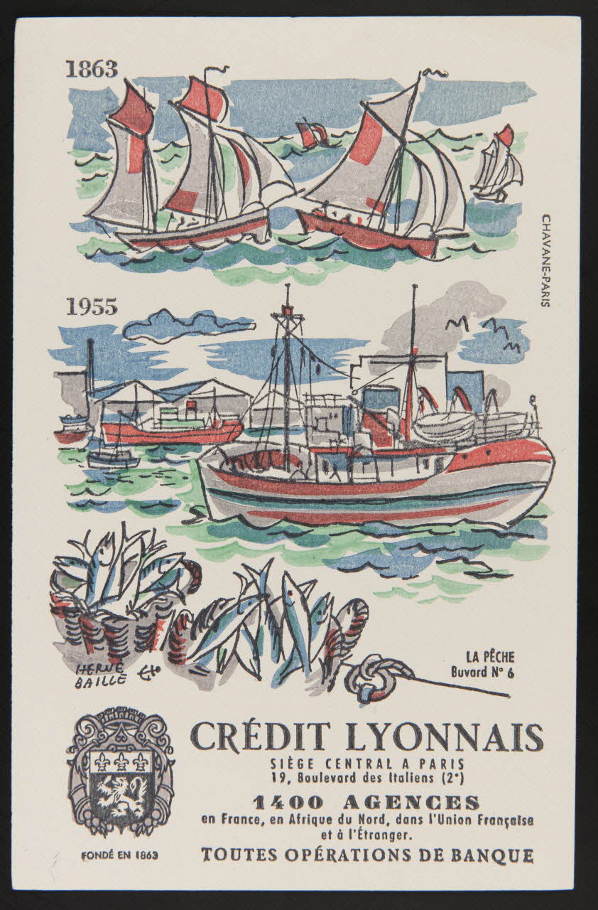 buvard publicitaire CREDIT LYONNAIS  SIEGE CENTRAL A PARIS 1994.34.1100 Photo