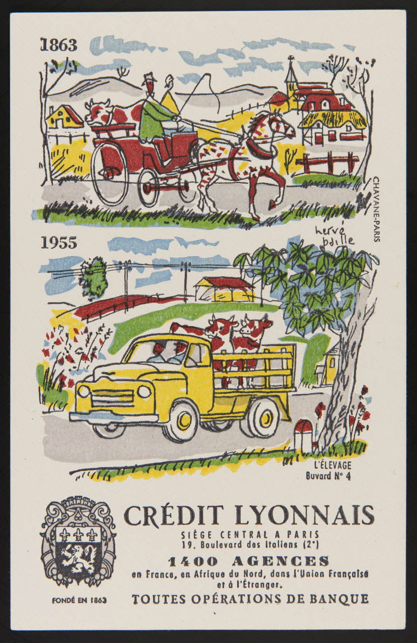 buvard publicitaire CREDIT LYONNAIS  SIEGE CENTRAL A PARIS 1994.34.1104 Photo