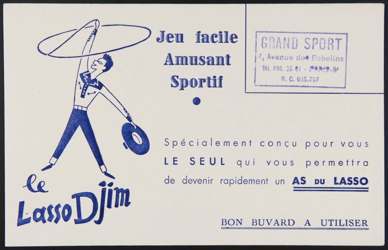 buvard publicitaire Jeu facile  Amusant  Sportif 1994.34.1121 Photo